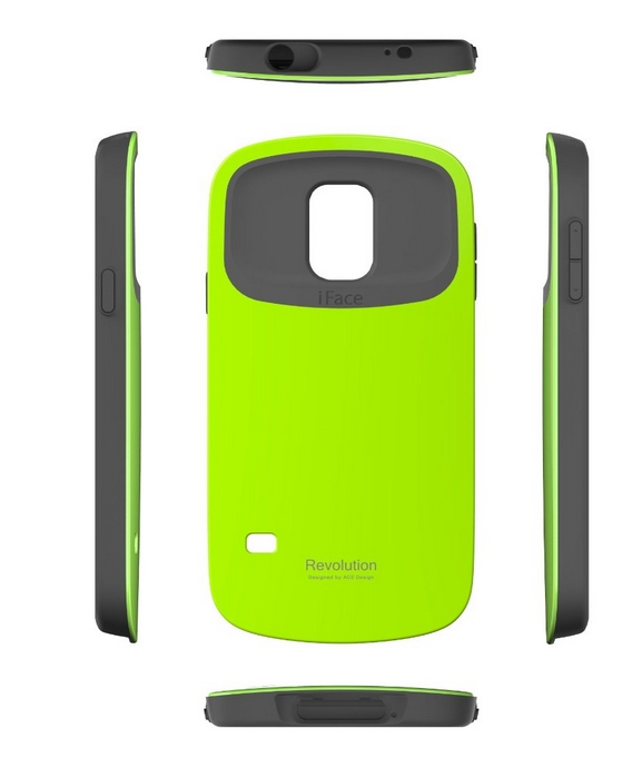 iFace Revolution Galaxy S5 Case Cover  Dual Layer Bumper Protection green